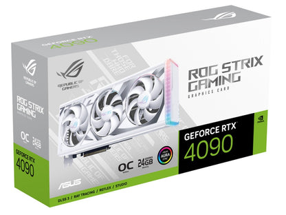 Asus ROG Strix GeForce RTX 4090 24GB GDDR6X White OC Edition Graphics Card